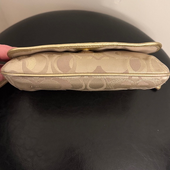 COACH Signature Large Flap Wristlet - Picture 5 of 13